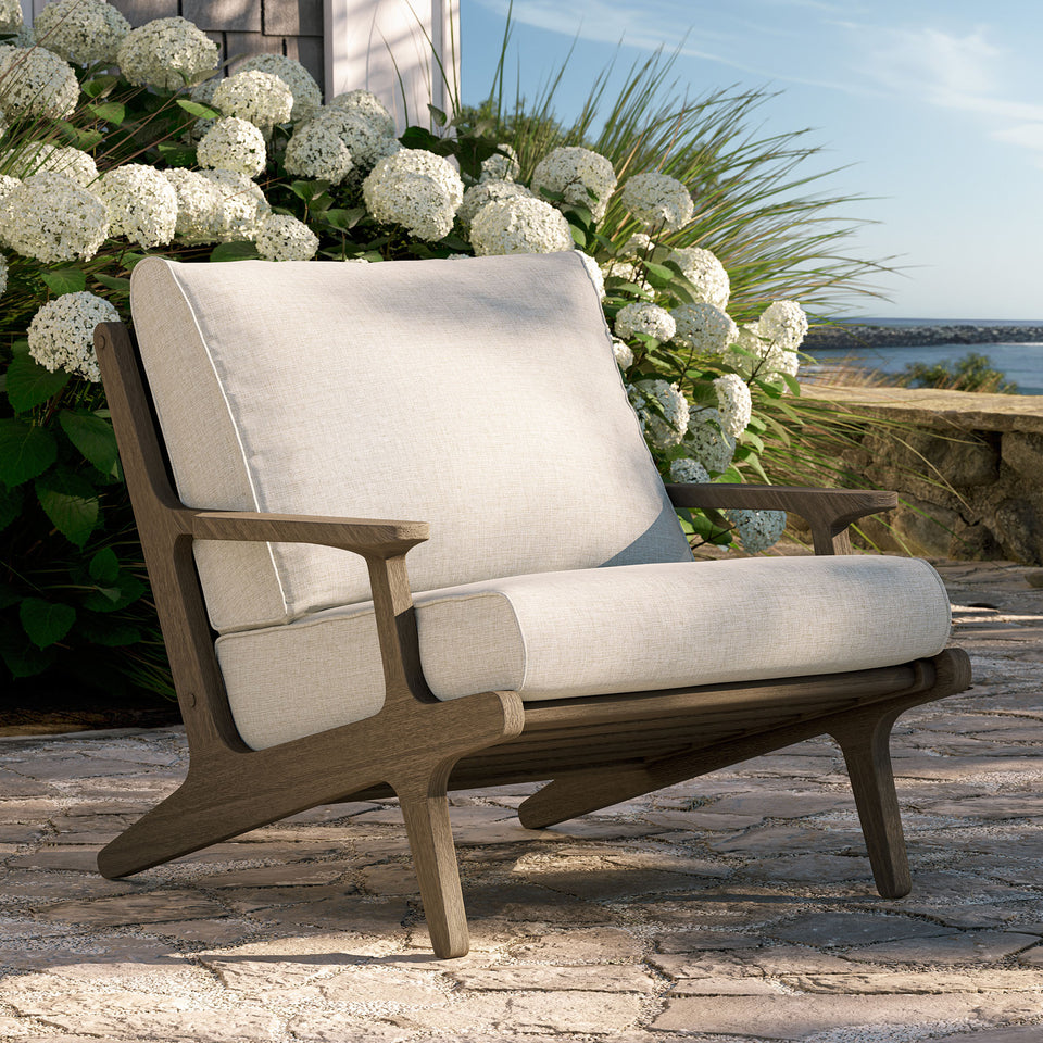 Saratoga Outdoor Patio Teak Wood Armchair by Modway
