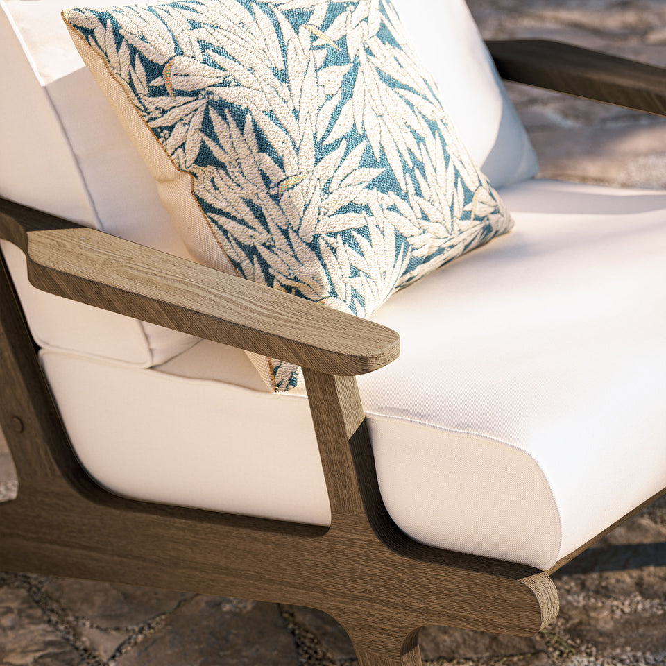 Saratoga Outdoor Patio Teak Wood Armchair by Modway