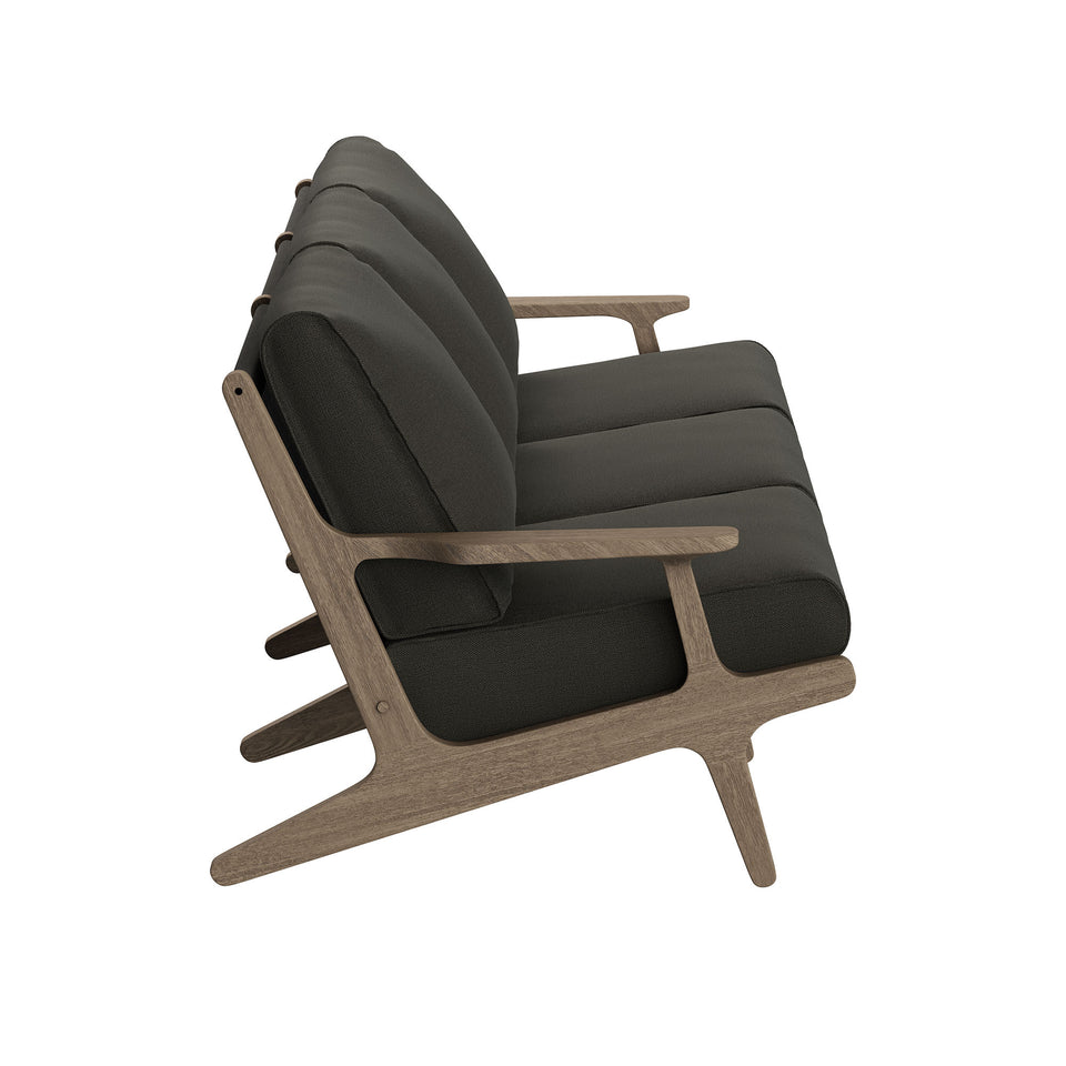 Saratoga Outdoor Patio Teak Sofa by Modway