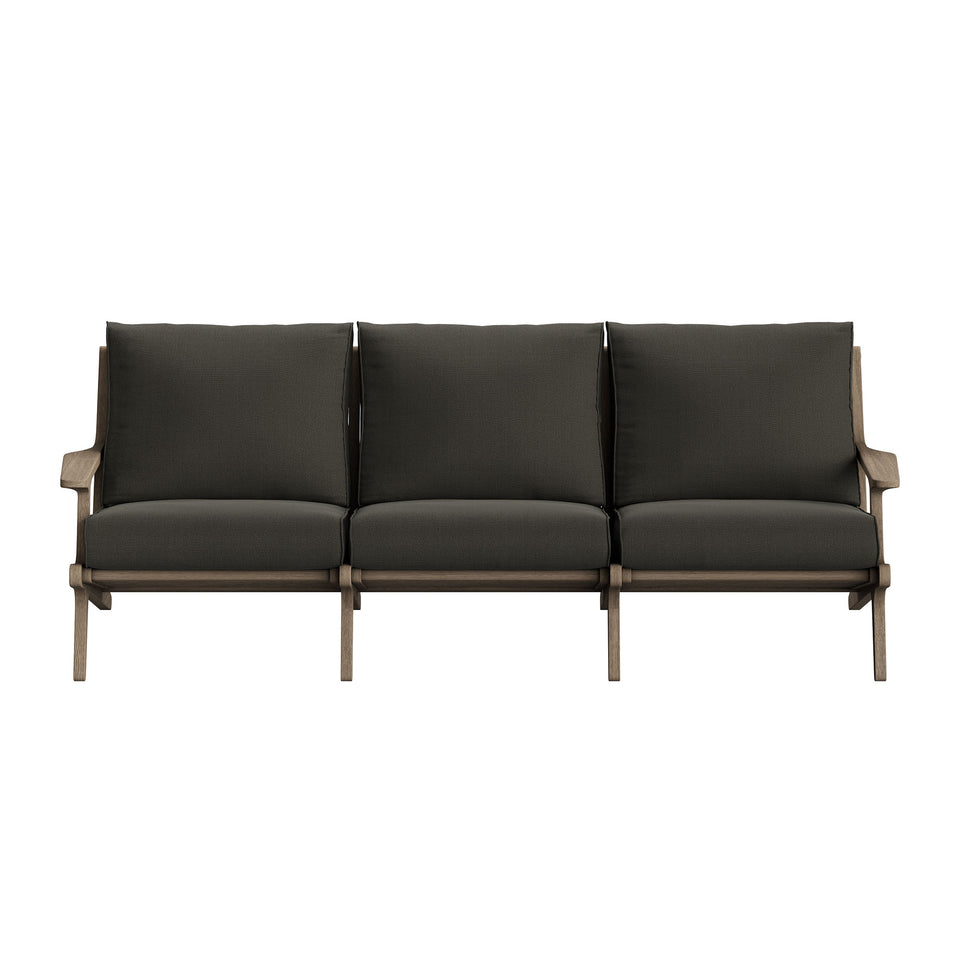 Saratoga Outdoor Patio Teak Sofa by Modway