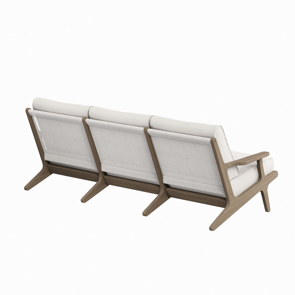Saratoga Outdoor Patio Teak Sofa by Modway