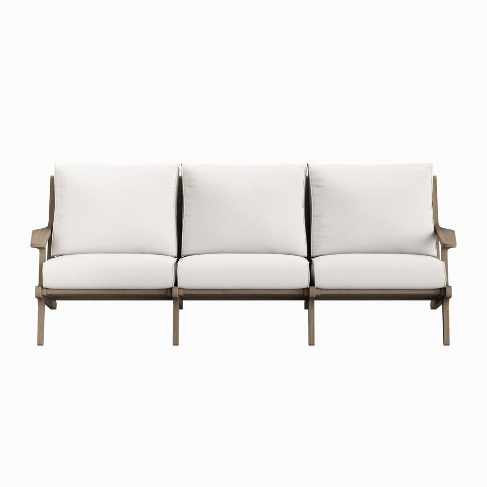 Saratoga Outdoor Patio Teak Sofa by Modway