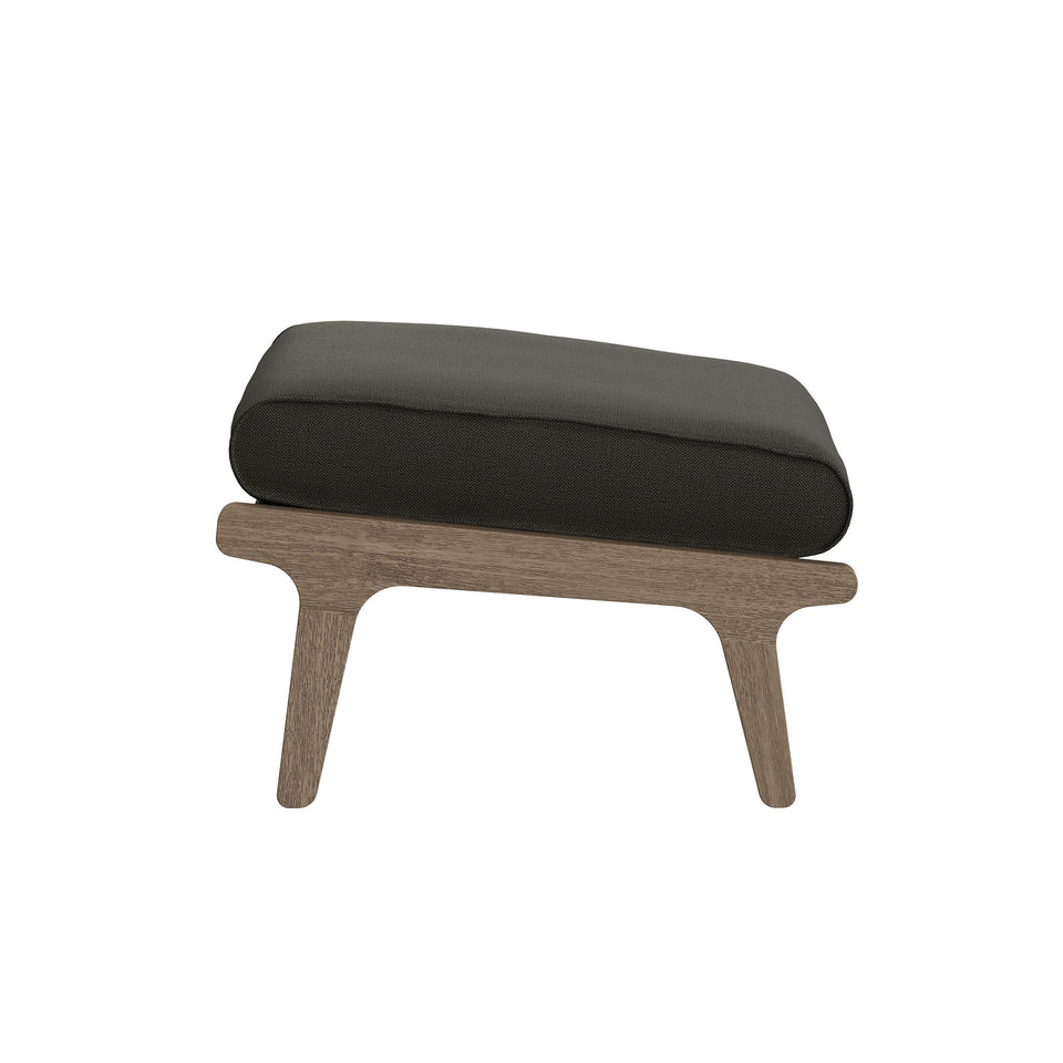 Saratoga Outdoor Patio Teak Wood Chair and Ottoman Set by Modway