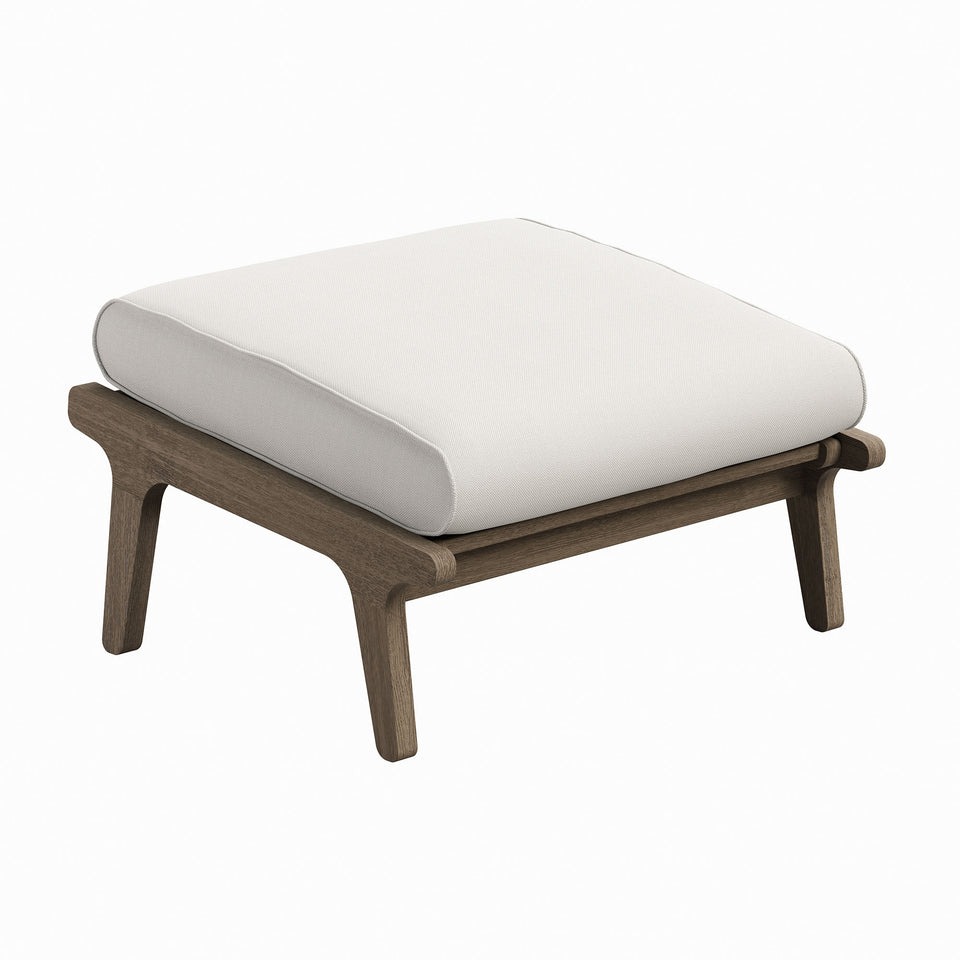 Saratoga Outdoor Patio Teak Ottoman by Modway