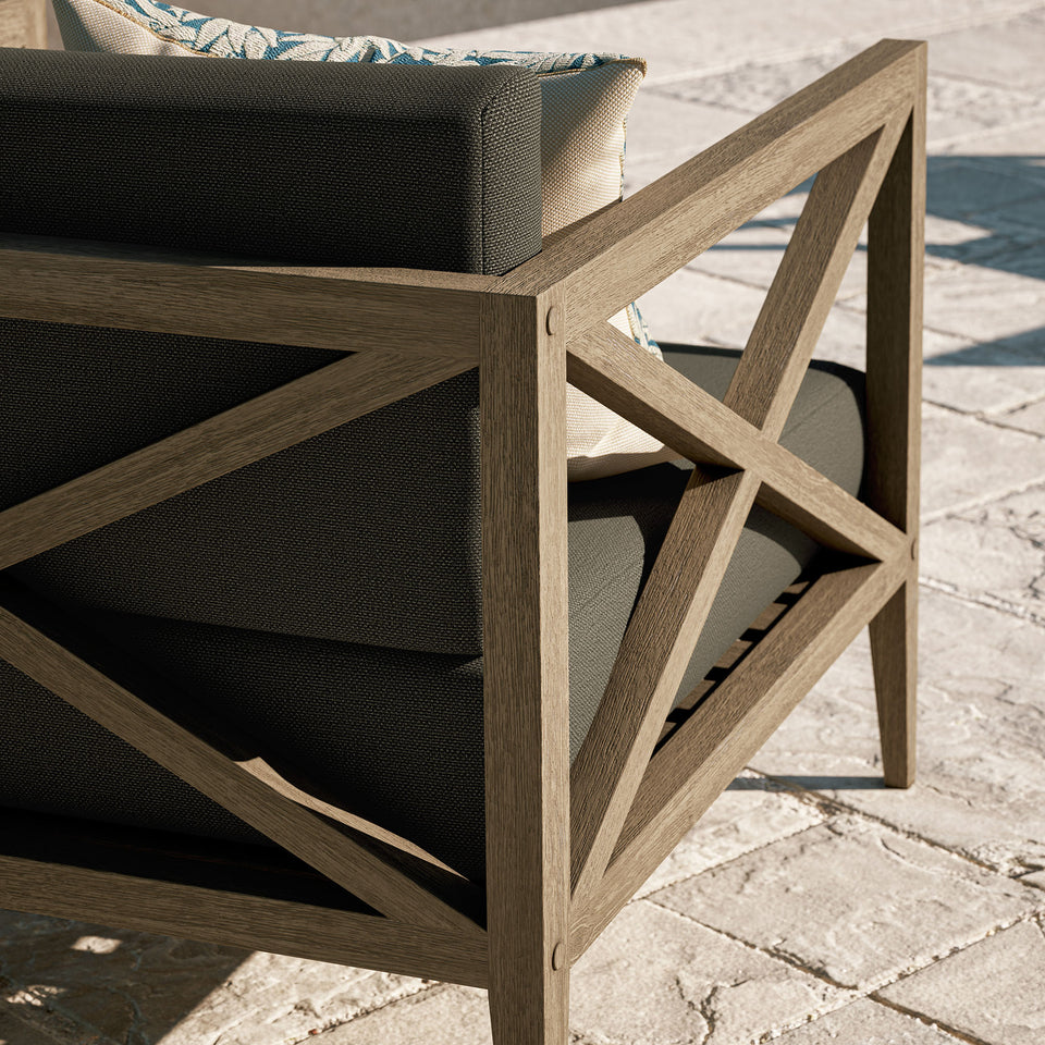 Northlake Outdoor Patio Teak Armchair by Modway