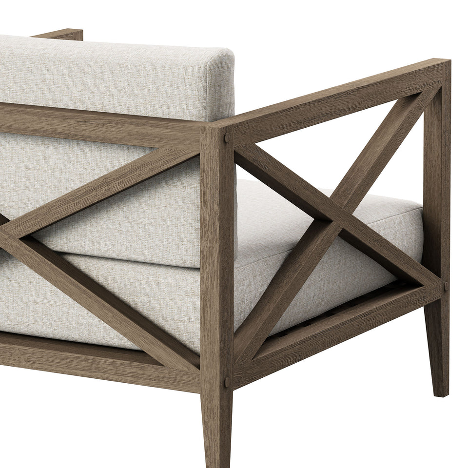Northlake Outdoor Patio Teak Armchair by Modway