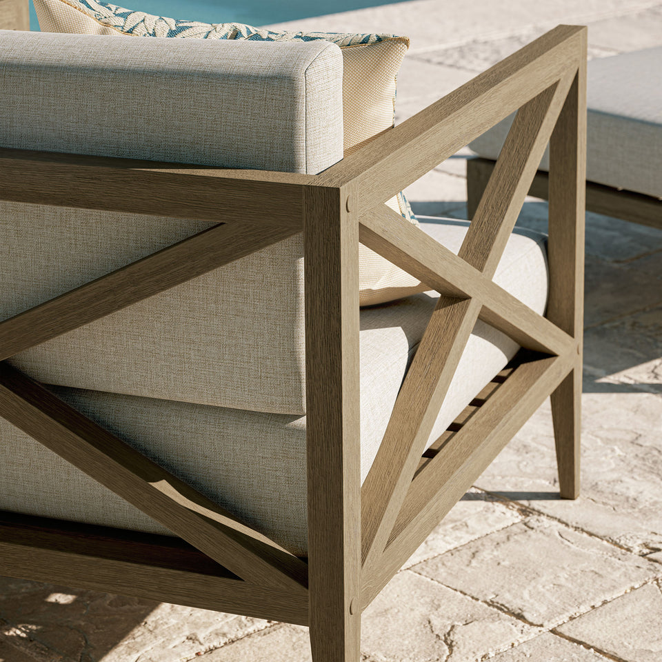 Northlake Outdoor Patio Teak Armchair by Modway