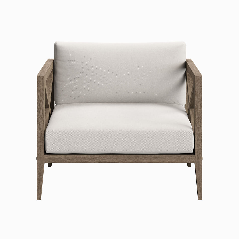 Northlake Outdoor Patio Teak Armchair by Modway