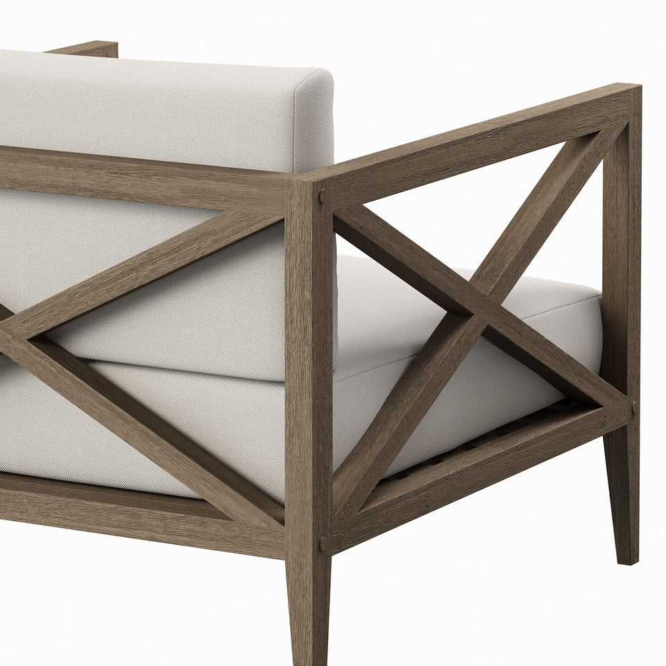 Northlake Outdoor Patio Teak Armchair by Modway