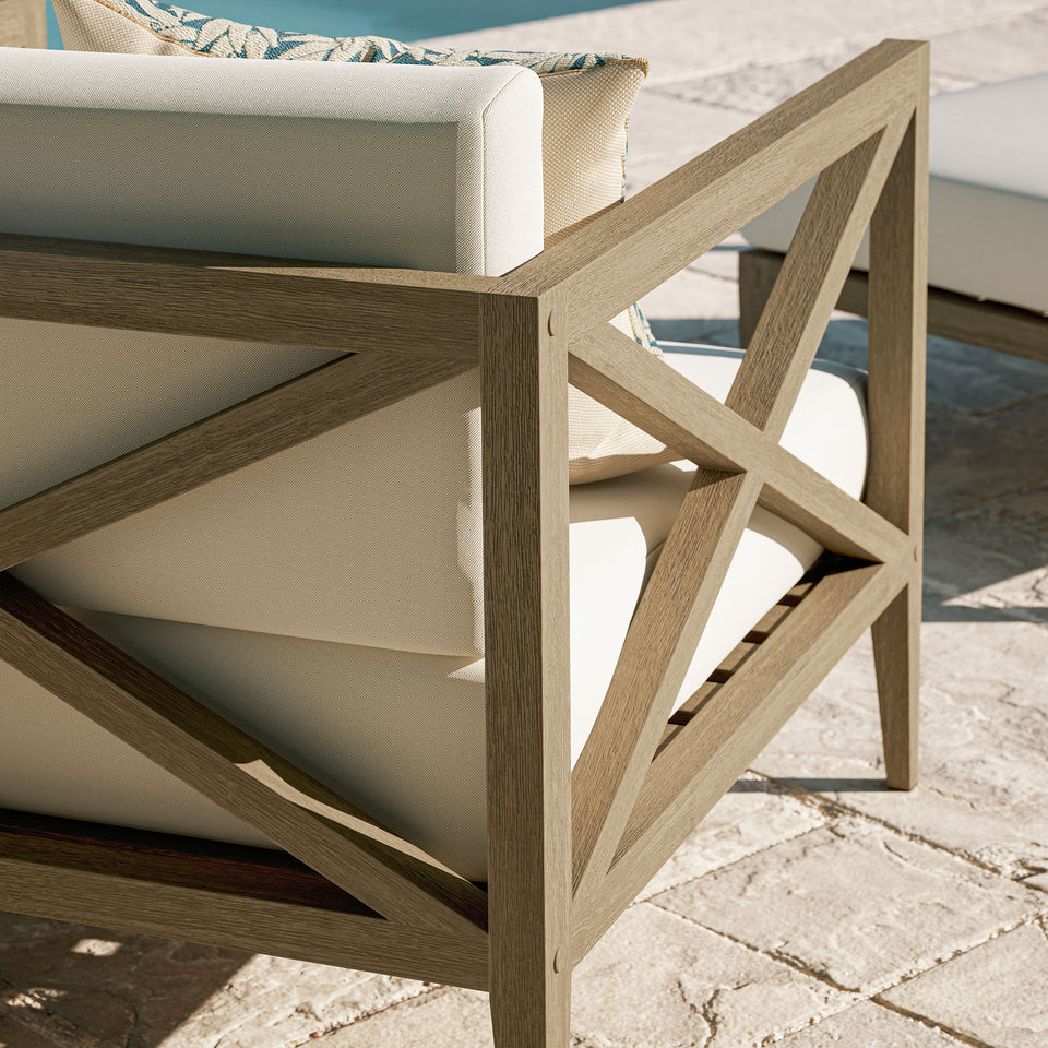 Northlake Outdoor Patio Teak Armchair by Modway