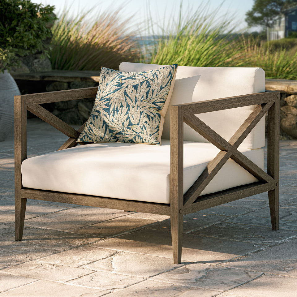 Northlake Outdoor Patio Teak Armchair by Modway