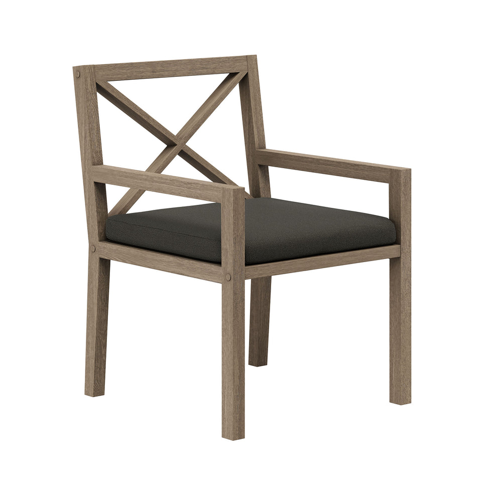 Northlake 9-Piece Outdoor Patio Teak Wood Dining Set by Modway