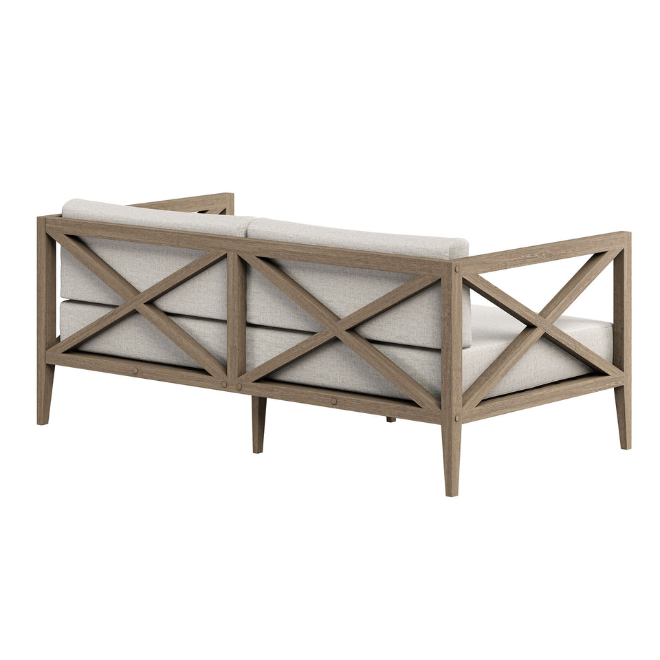 Northlake Outdoor Patio Teak Loveseat by Modway