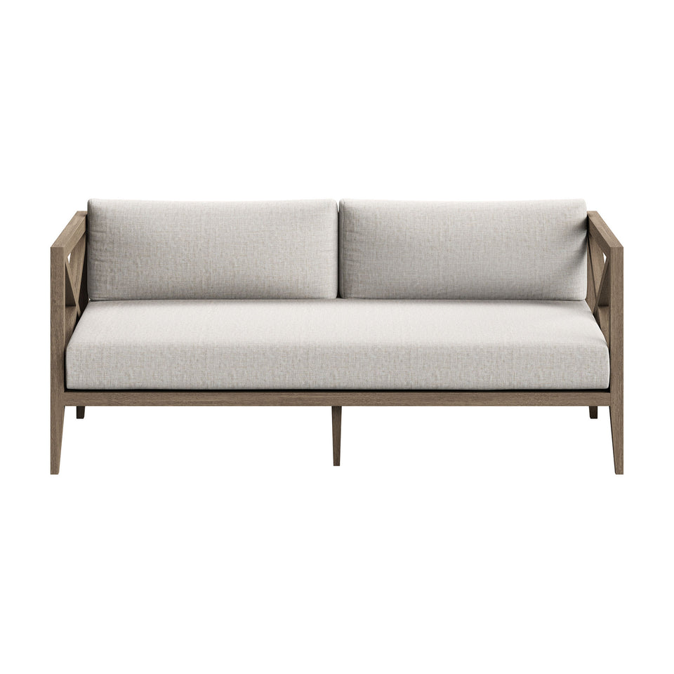 Northlake Outdoor Patio Teak Loveseat by Modway