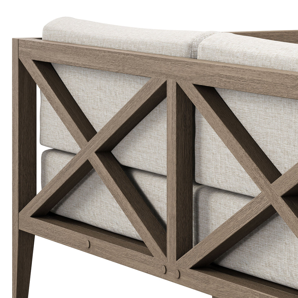 Northlake Outdoor Patio Teak Loveseat by Modway
