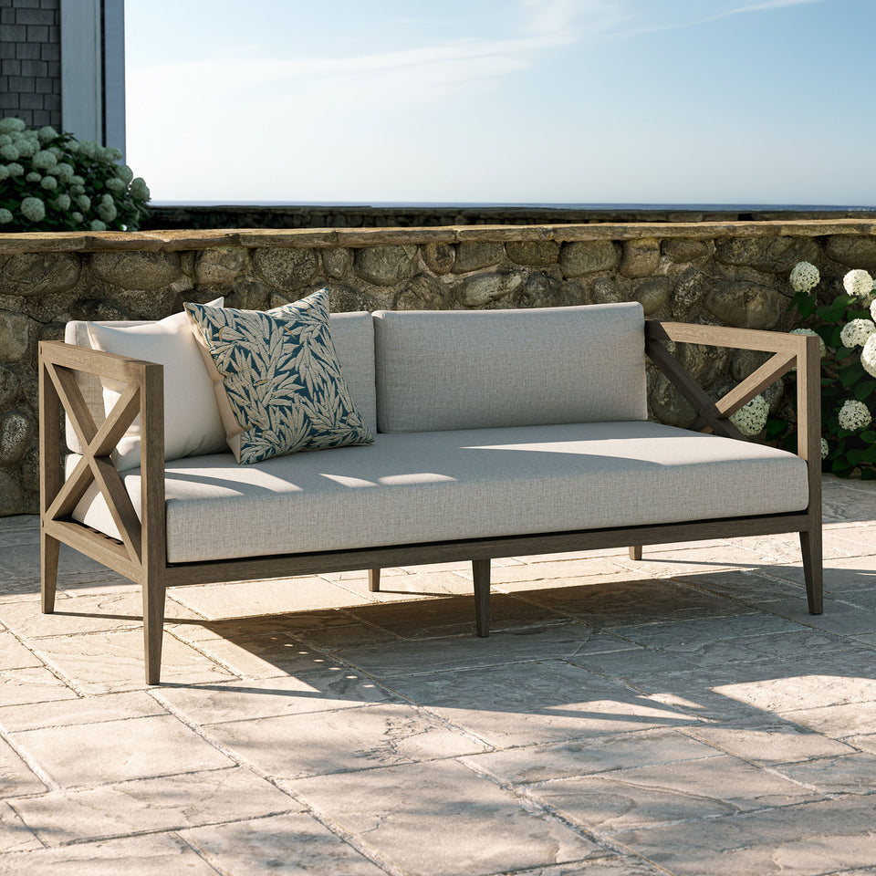 Northlake Outdoor Patio Teak Loveseat by Modway