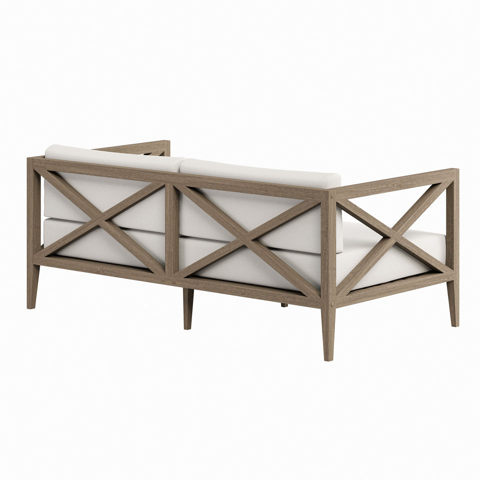 Northlake Outdoor Patio Teak Loveseat by Modway