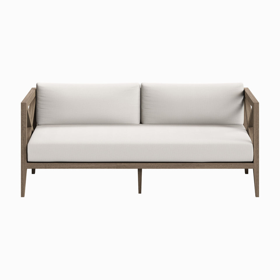 Northlake Outdoor Patio Teak Loveseat by Modway