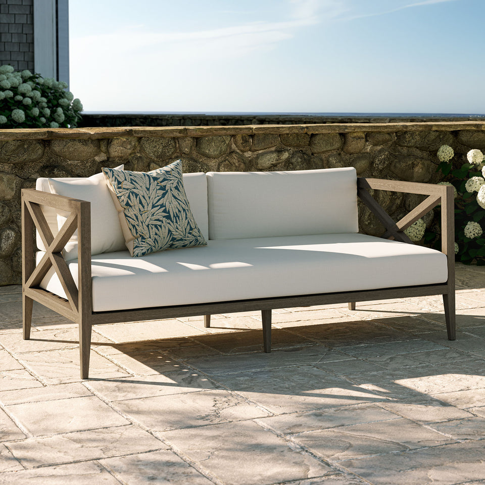 Northlake Outdoor Patio Teak Loveseat by Modway
