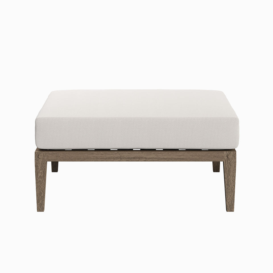 Northlake Outdoor Patio Teak Ottoman by Modway