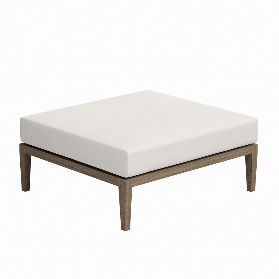 Northlake Outdoor Patio Teak Ottoman by Modway