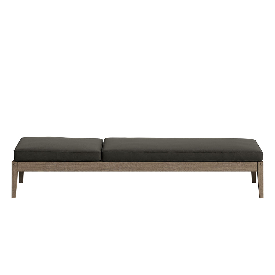Northlake Outdoor Patio Teak Chaise Lounge by Modway