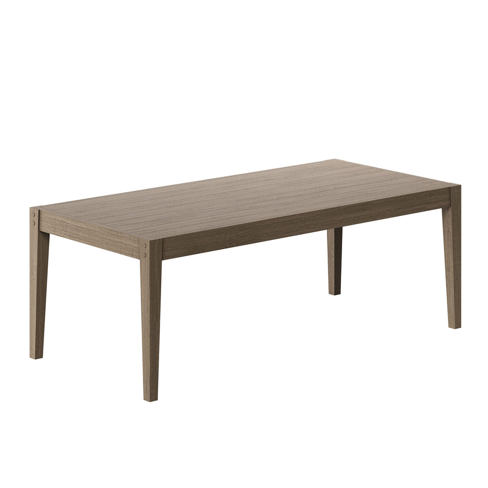 Northlake 83" Rectangular Outdoor Patio Teak Dining Table by Modway