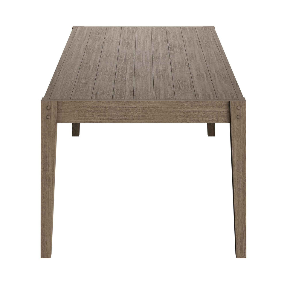 Northlake 83" Rectangular Outdoor Patio Teak Dining Table by Modway