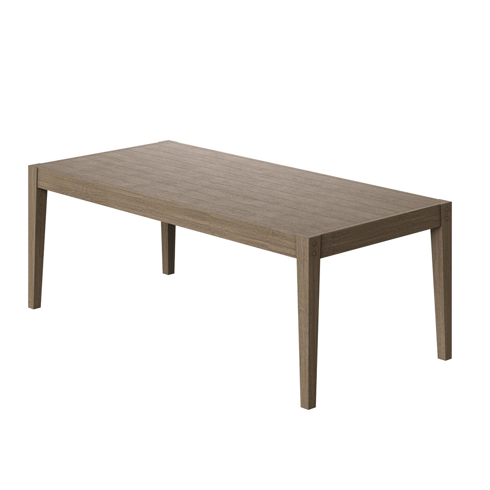 Northlake 83" Rectangular Outdoor Patio Teak Dining Table by Modway