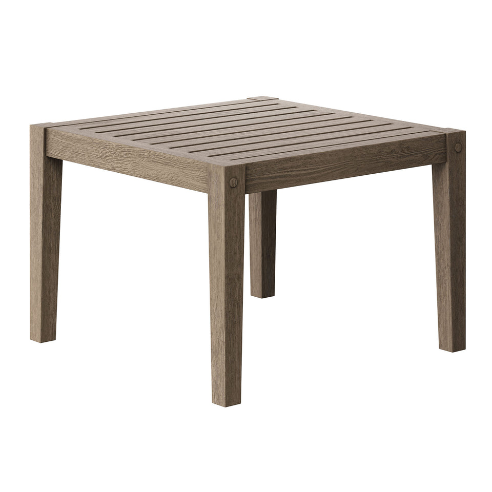 Northlake Square Outdoor Patio Teak Side Table by Modway