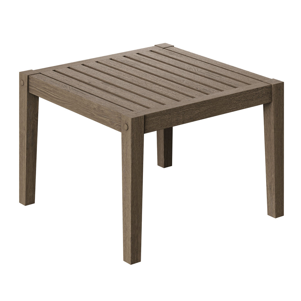 Northlake Square Outdoor Patio Teak Side Table by Modway