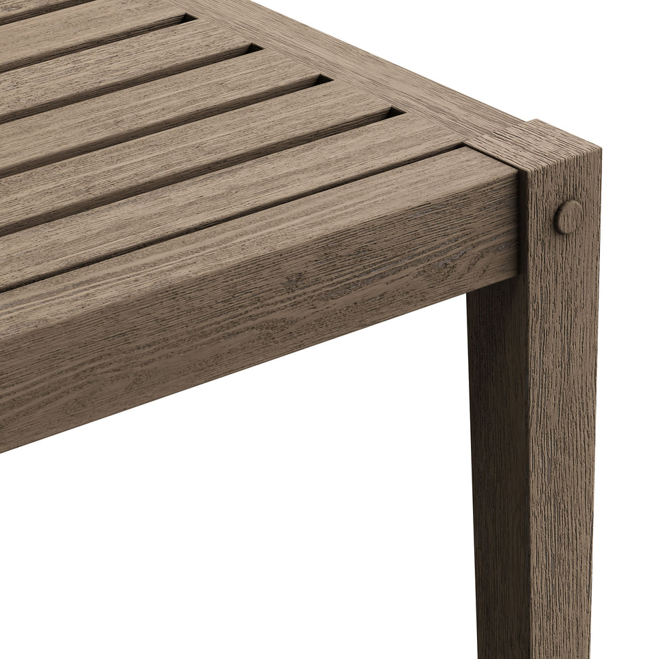 Northlake Square Outdoor Patio Teak Side Table by Modway