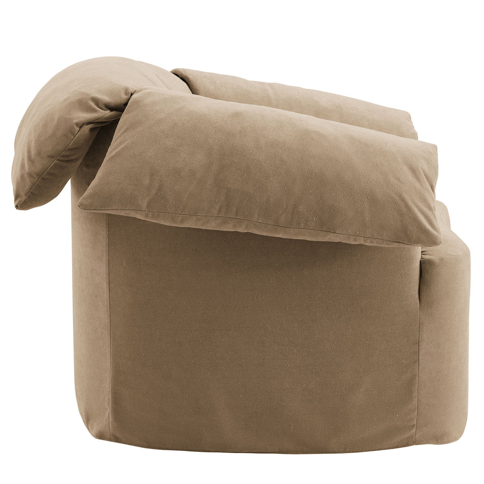 Lark Slipcovered Fabric Oversized Armchair by Modway