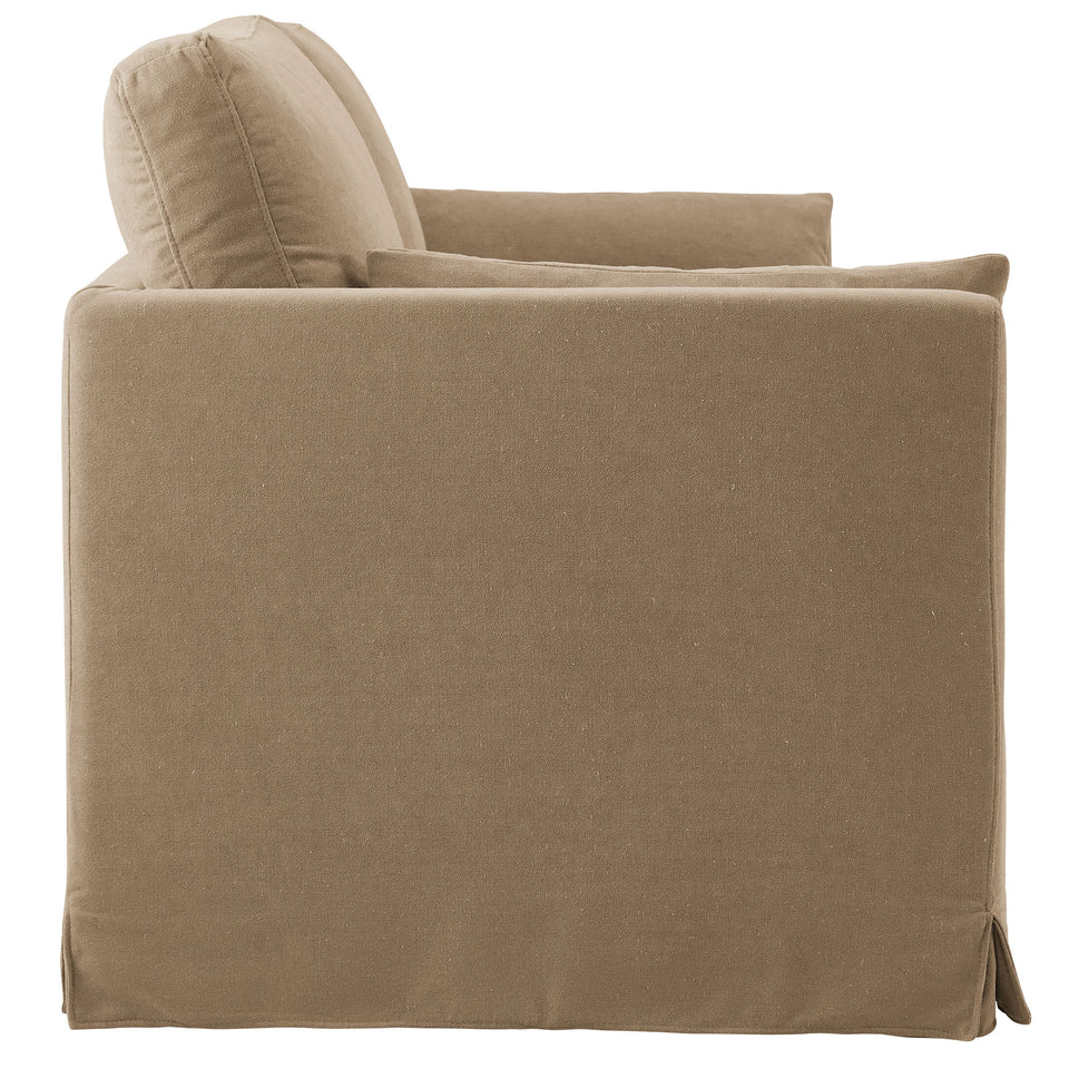 Wellfleet 85" Slipcovered Fabric Sofa by Modway