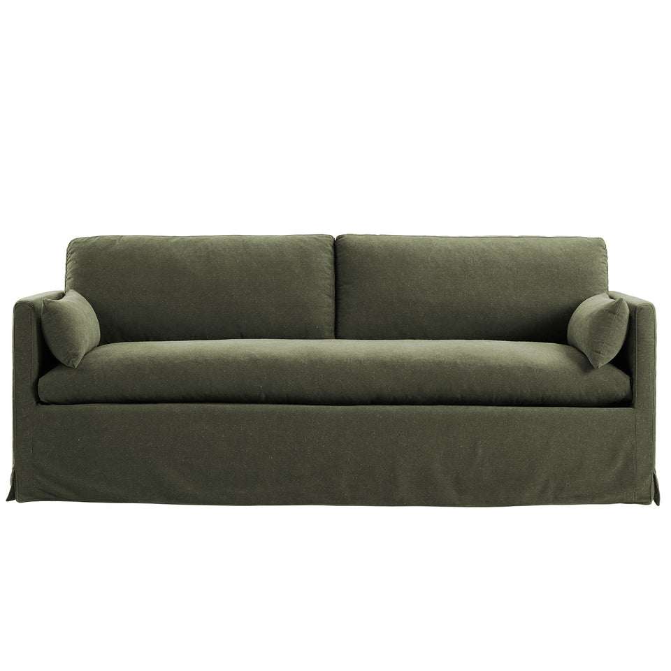 Wellfleet 85" Slipcovered Fabric Sofa by Modway