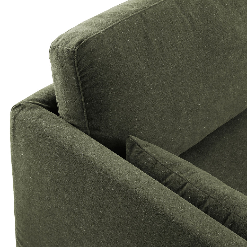 Wellfleet 85" Slipcovered Fabric Sofa by Modway