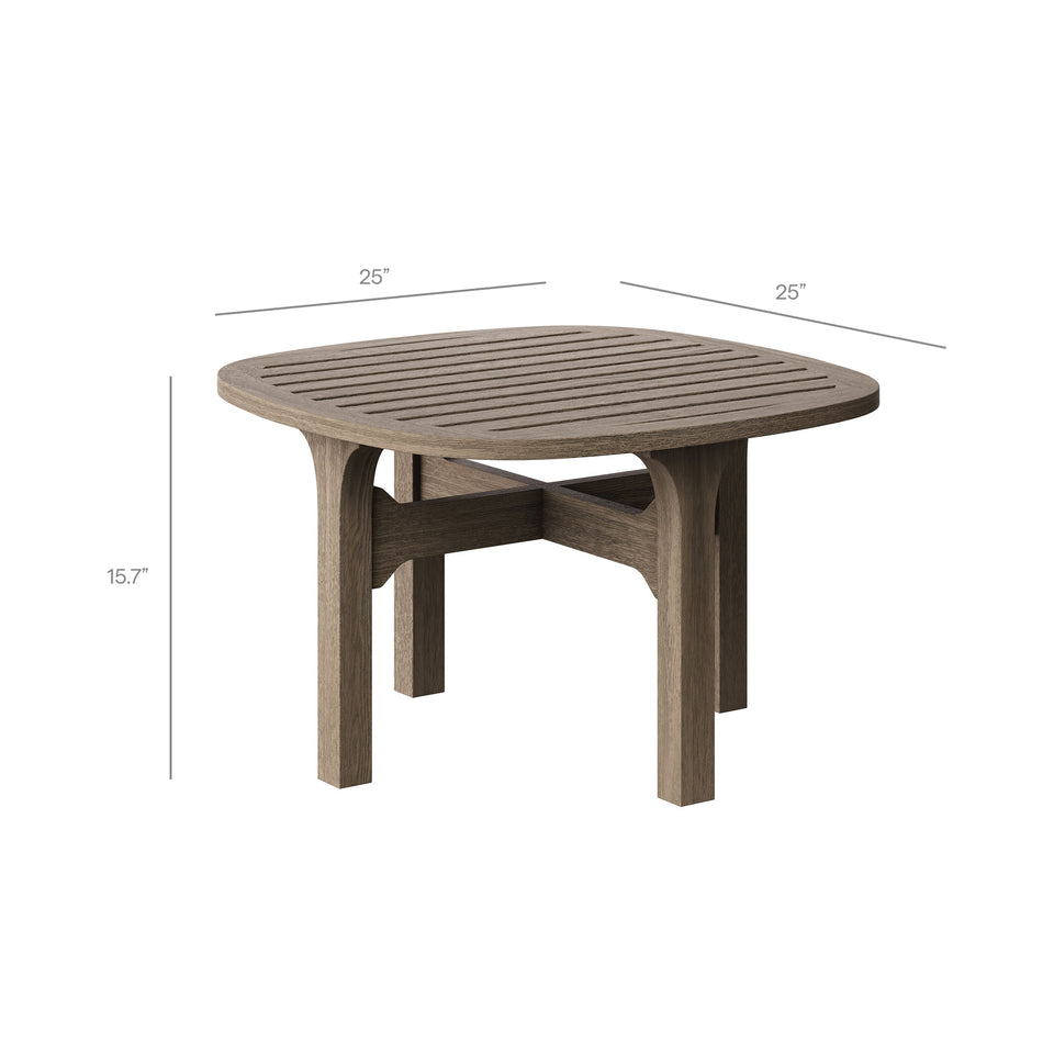 Saratoga 3-Piece Outdoor Patio Teak Wood Furniture Set with Lounge Chairs and Side Table by Modway