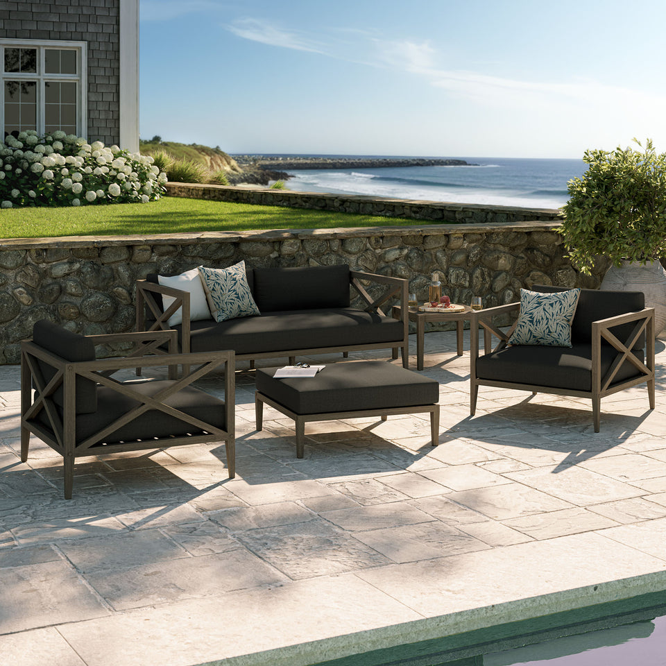 Northlake 5-Piece Outdoor Patio Teak Wood Furniture Set by Modway