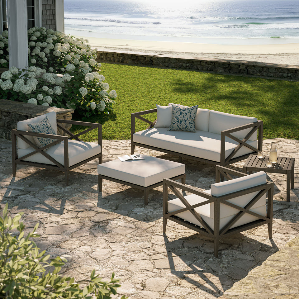 Northlake 5-Piece Outdoor Patio Teak Wood Furniture Set by Modway