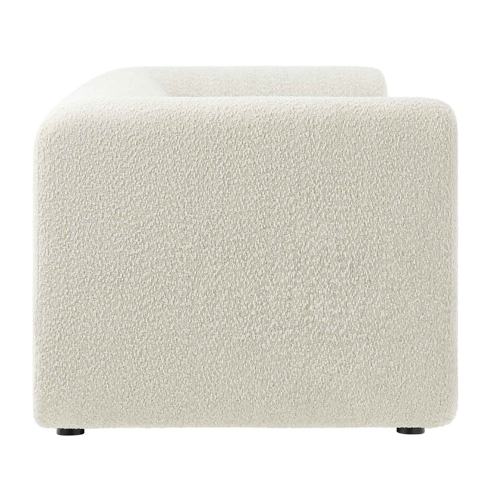 Leif 89" Boucle Upholstered Sofa by Modway