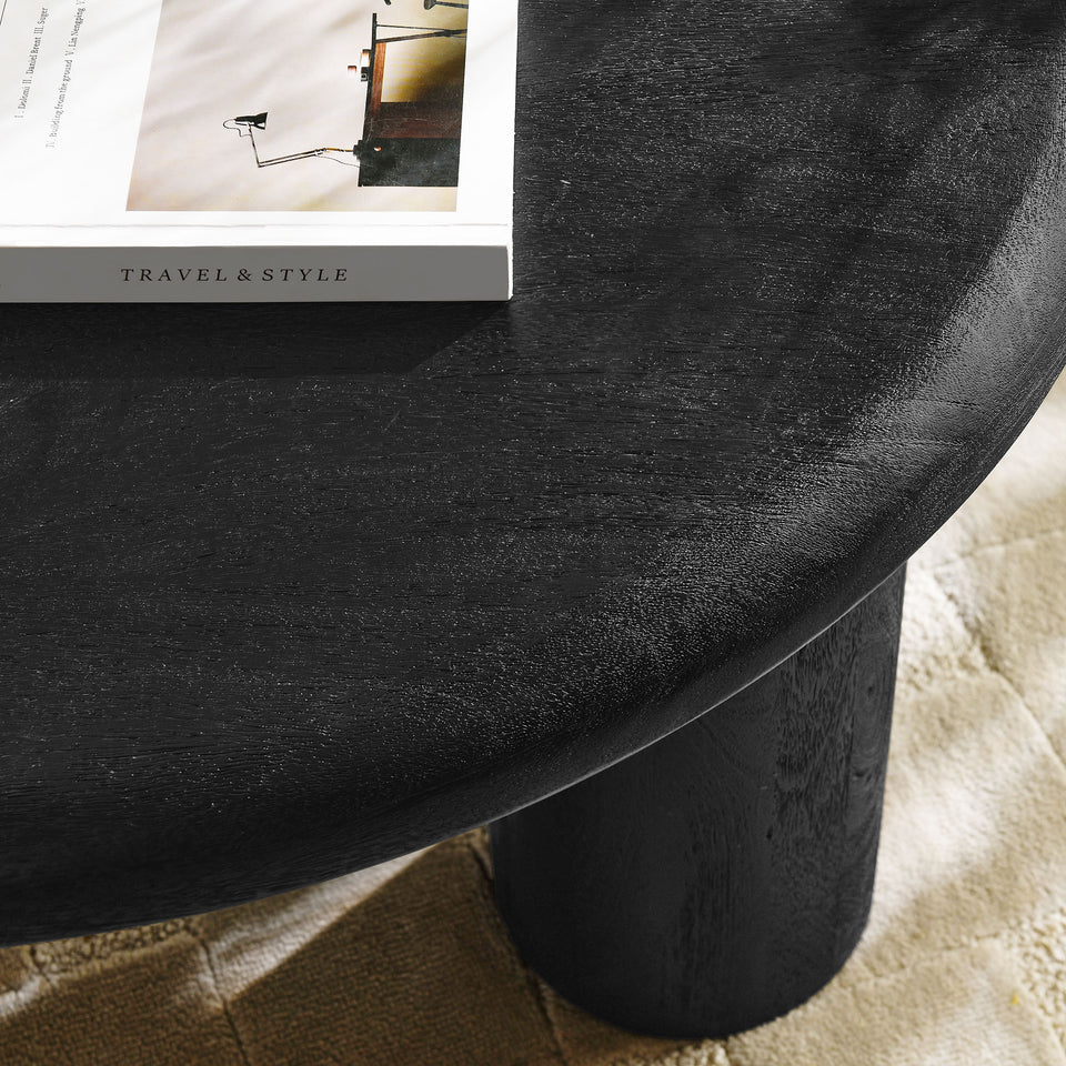 Mavina Round Mango Wood Coffee Table by Modway