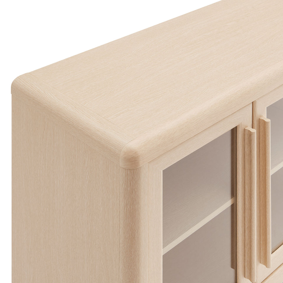 Evren 4-Door Sideboard Storage Display Cabinet by Modway