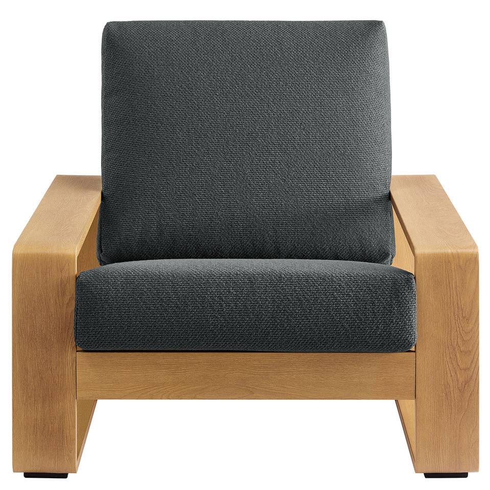 Lirienne Outdoor Patio Aluminum Faux Wood Armchair by Modway