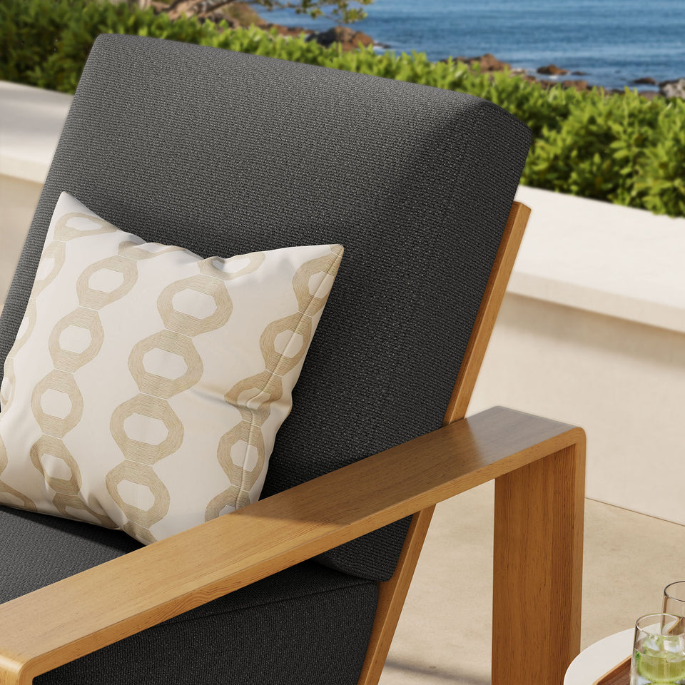 Lirienne Outdoor Patio Aluminum Faux Wood Armchair by Modway