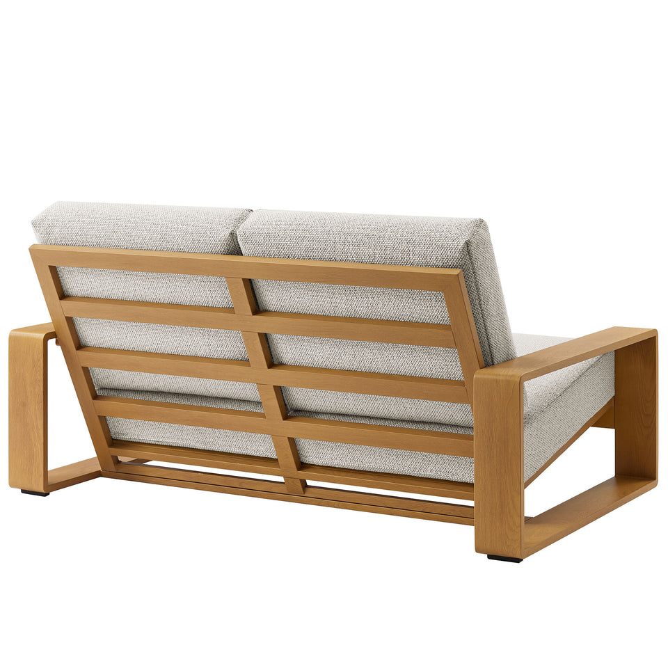 Lirienne 4-Piece Outdoor Patio Aluminum Faux Wood Furniture Set by Modway