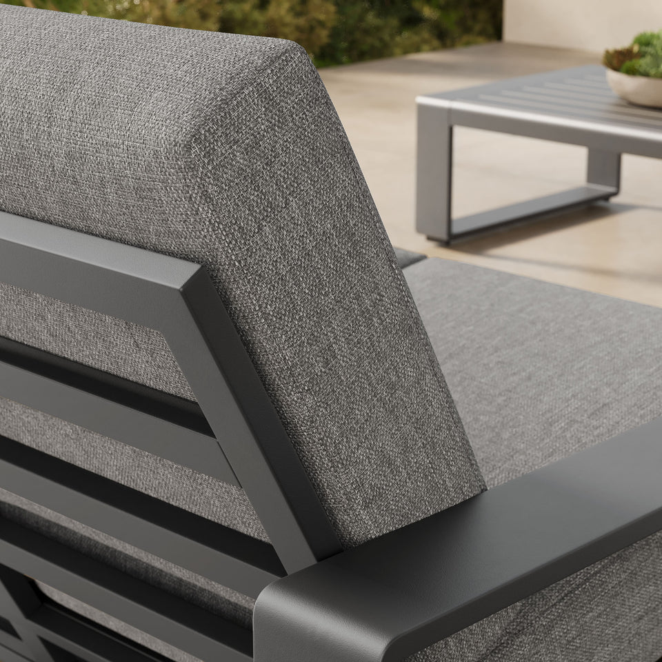 Lirienne Outdoor Patio Aluminum Loveseat by Modway