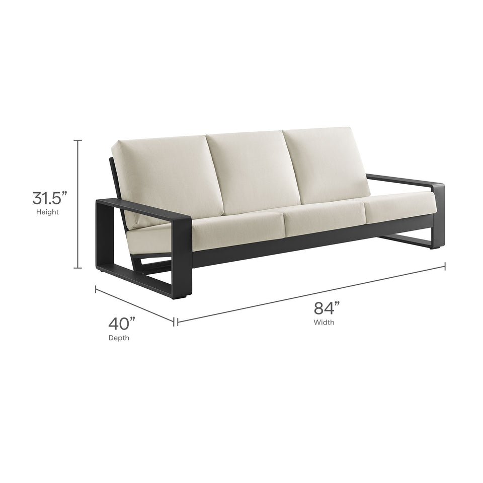 Lirienne 4-Piece Outdoor Patio Aluminum Furniture Set by Modway