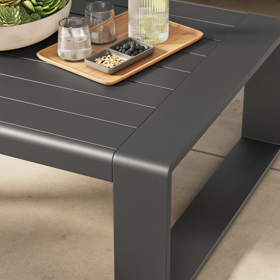 Lirienne Outdoor Patio Aluminum Coffee Table by Modway