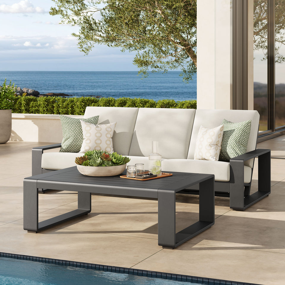 Lirienne 2-Piece Outdoor Patio Aluminum Furniture Set by Modway