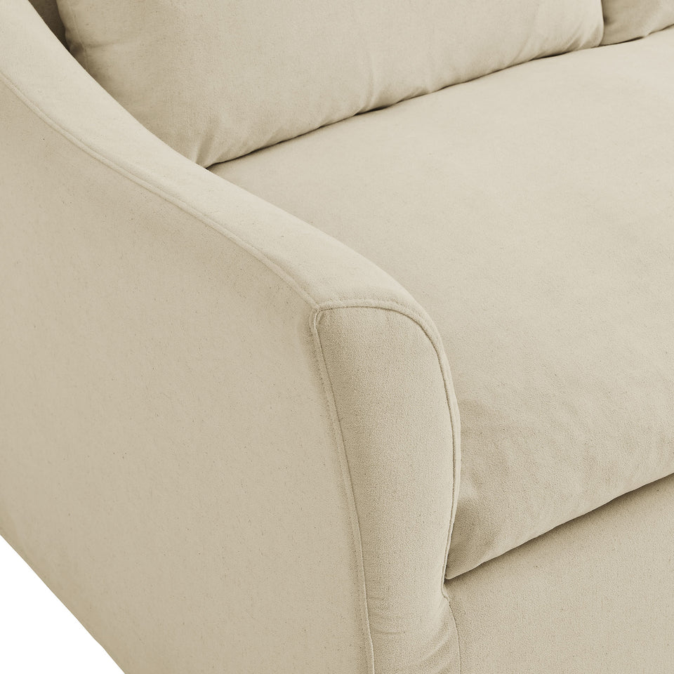 Somerset 92" Linen Blend Slipcovered Sofa by Modway